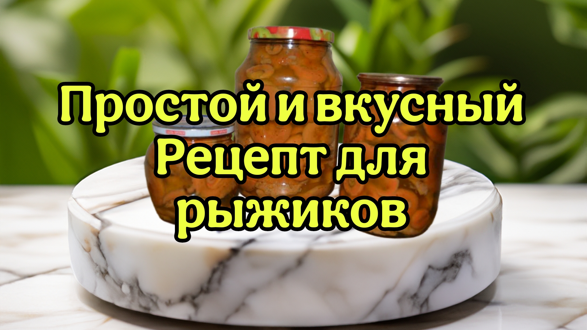 Рецепт. Как вкусно замариновать рыжики смотреть онлайн