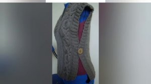 Подборка вязаных жилеток 🎒 из просторов интернета.