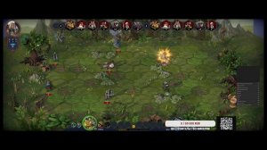 Просто бой со скелетами в игре Heroes of Might & Magic: Olden Era