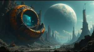 The God-Moon’s Last Breath🌌2-Hour Sci-Fi Horror Ambience ｜ Derelict Vessel Soundscape ｜ Sci-Fi