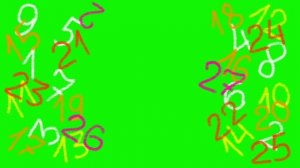 Числовой-1-100  футаж