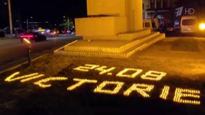 В Молдавии представители блока "Победа" этой ночью зажгли десятки свечей