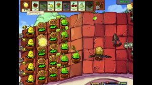 Прохождение Plants vs Zombies Уровень 5-8 Крыша
