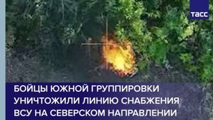 Бойцы Южной группировки уничтожили линию снабжения ВСУ на северском направлении