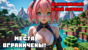 МЕСТА ОГРАНИЧЕНЫ ! СВОЙ СЕРВАК ВЫЖИВАЛКА С МОДАМИ! | MINECRAFT | ГОРИЗОНТАЛЬНЫЙ СТРИМ