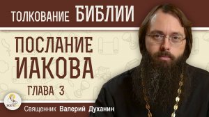 Послание Иакова. Глава 3.  "Язык - неудержимое зло".  Священник Валерий Духанин. Новый Завет