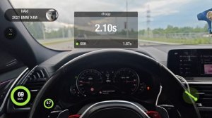 bmw X4M STAGE2+ bootmod3 1/4 100-200 0-100