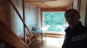 панорамное окно в деревянный дом