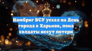 Комбриг ВСУ уехал на День города в Харьков, пока солдаты несут потери