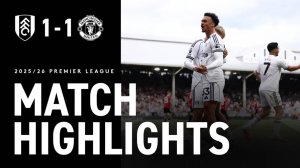Обзор матча Фулхэм - Манчестер Юнайтед | Highlights | Fulham - Manchester United | 24.08.2025