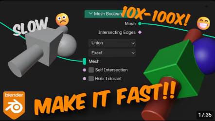 This Geometry Nodes Trick Made My Booleans 100x Faster! Maybe it'll work for you too