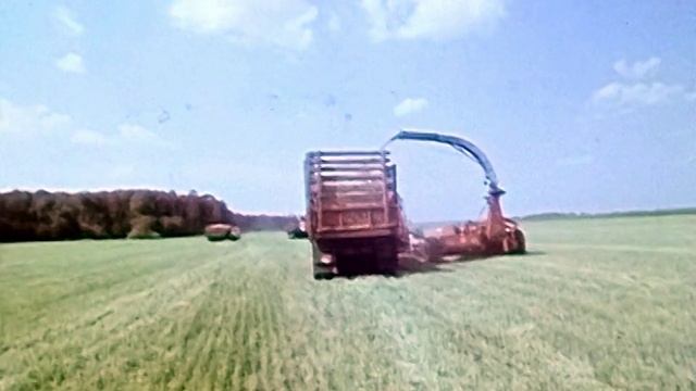 1988 год. Тюменская область. Заготовка сенажа