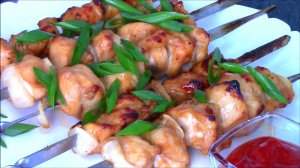 Куриные шашлычки Якитори - ароматные, нежные, сочные, мягкие и такие вкусные