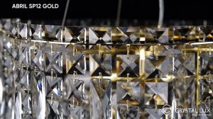 ЛЮСТРА | ABRIL SP12 GOLD | CRYSTAL LUX | НОВИНКА 2025-2026