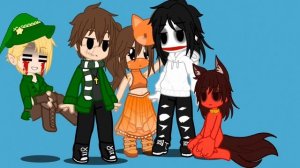 моё отношение с Джеффом,Лью,Смаилом и Беном,и поё отношение к Слендеру и Залго