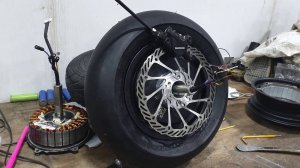 Самодельный электросамокат с максимальной мощностью 8KW, часть 1