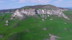 Гора Лысая вид с высоты птичьего полета станица Передовая 2021г. Красоты Краснодарского края