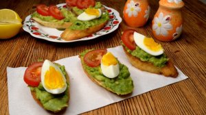Бутерброды с авокадо, вкусно полезно