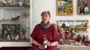 Видеоэкскурсия от автора выставки «Странички народного календаря».