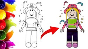 Как нарисовать скин Роблокс Девочка