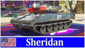 Sheridan. Ещё одна попытка в 2 отметки. Пабгер в Tanks Blitz