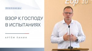 Взор к Господу в испытаниях | Проповедь | Артём Панин | 24.08.2025