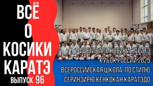 Выпуск 96. Кубок России 2025. Всероссийская школа по стилю Сёринзирю Кенкокан каратэдо.