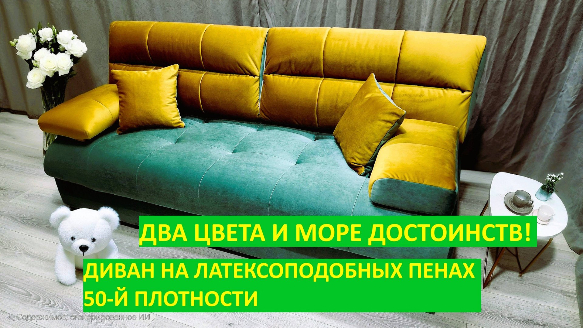 Диван из поролона 50-й плотности. Латексоподобные пены LatexLike, брус и фанера. Лучший диван! смотреть онлайн