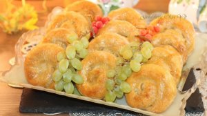 Творожное печенье с виноградом кишмиш