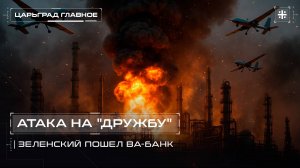 Атака на "Дружбу". Зеленский пошёл ва-банк