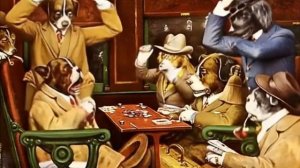 собачки тусят