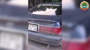 Машина с шестью выхлопными трубами