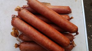 копчение колбасы домашней