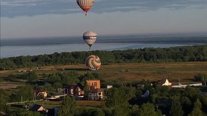 Большая Брембола.  Посад Переславля-Залесского. Полёт на шаре.