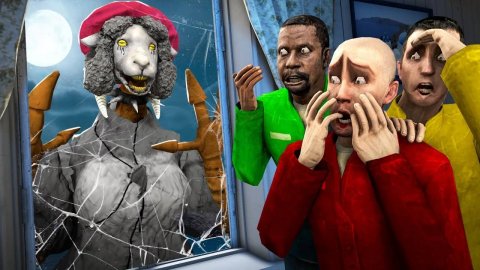 ВЕДЬМА ОВЦА! СТРАШНАЯ ОВЦА ОХОТИТСЯ НА НАС! УГАР И БЕЗУМИЕ В Garry`s Mod