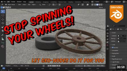 Make Your Wheels Self-Rotating with Local Space Logic