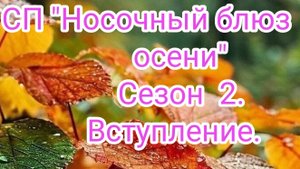 Вступление в СП "Носочный блюз осени. 2 сезон. 2025 год".