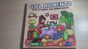 Обзор листалка на раскраску Girl moments.