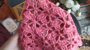 Вяжу косынки.#вяжукрючком