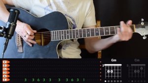 Billie Eilish - Bad Guy ПРОСТОЙ РАЗБОР Easy Guitar Tutorial, Chords, How to Play, Guitar Lesson