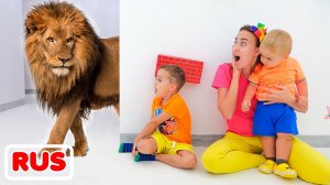 Влад и Ники. Малыш Крис очень хочет завести котенка! Веселое видео для детей!
