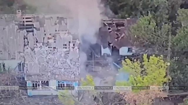 Кадры освобождения  населенного пункта Запорожское в Днепропетровской обл. смотреть онлайн