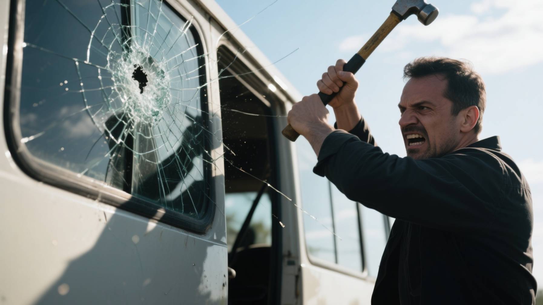 Житель Омской области с молотком напал на маршрутку смотреть онлайн