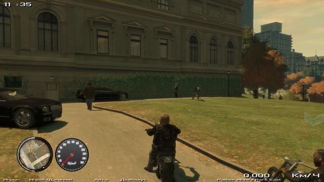 ГТА 4 EFLC Пропащие и обречёные. Задавление пешехуев. Русская озвучка