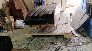 Ремонт накладок для снегохода!