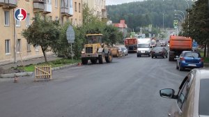 На улице Свердлова продолжается масштабная реконструкция