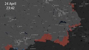 🤔  Наглядная инфографика продвижения российских войск на Донецком направлении с 1 января по 22 авгу