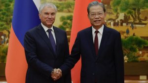 В Пекине Вячеслав Володин и Чжао Лэцзи обсудили направления межпарламентского сотрудничества, 25.08