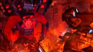 титан камера Мэн и титан покер Мэн против годзилы