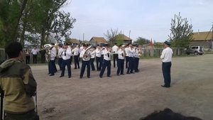 Выступление духового военного оркестра из г.Знаменска